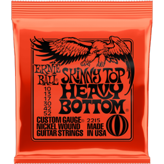 Ernie Ball 2215 Nickel Wound Skinny Top Heavy Bottom Slinky 10-52 elektromos gitárhúr