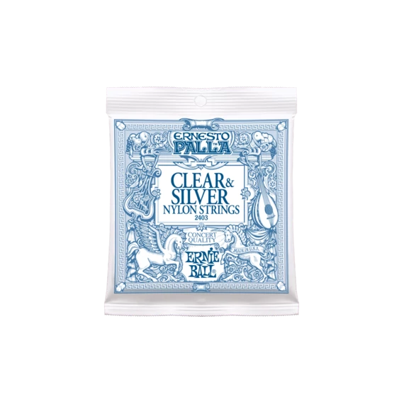 Ernie Ball 2403 Ernesto Palla Clear & Silver klasszikus gitárhúr