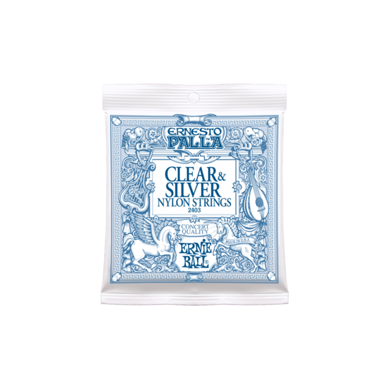 Ernie Ball 2403 Ernesto Palla Clear & Silver klasszikus gitárhúr