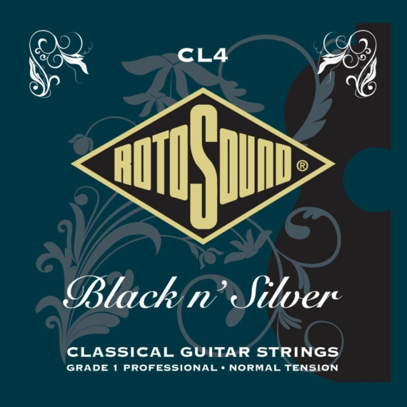 Rotosound CL4 Black n' Silver klasszikus gitárhúr