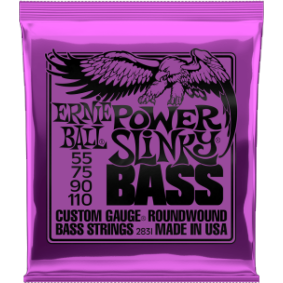 Ernie Ball 2831 Nickel Wound Power Slinky Bass 55-110 basszus gitárhúr