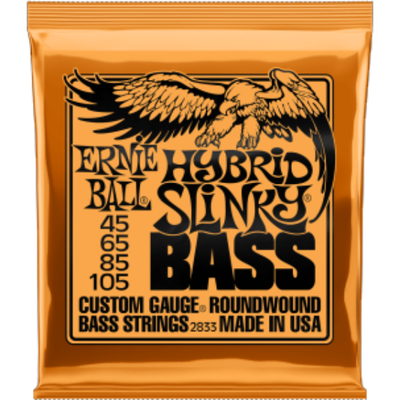 Ernie Ball 2833 Nickel Wound Hybrid Slinky Bass 45-105 basszus gitárhúr
