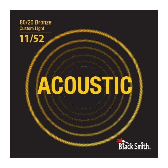 BLACKSMITH ACOUSTIC BRONZE, CUSTOM LIGHT 11-52 HÚR BS-BR-1152
