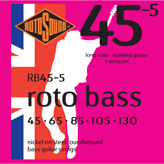 Rotosound RB45-5 roto bass 45-130 5-húros basszusgitárhúr