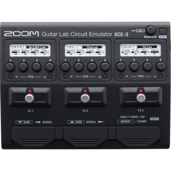 Zoom GCE-3 Guitar Lab Circuit Emulator erősítőmodellező USB hangkártya/gitár interfész